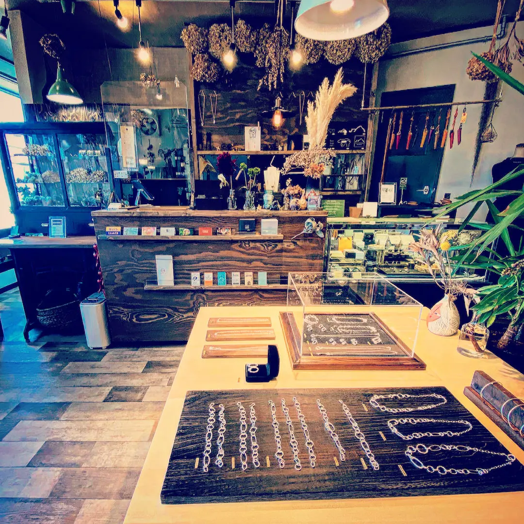 muku handmade HAKODATEの店内